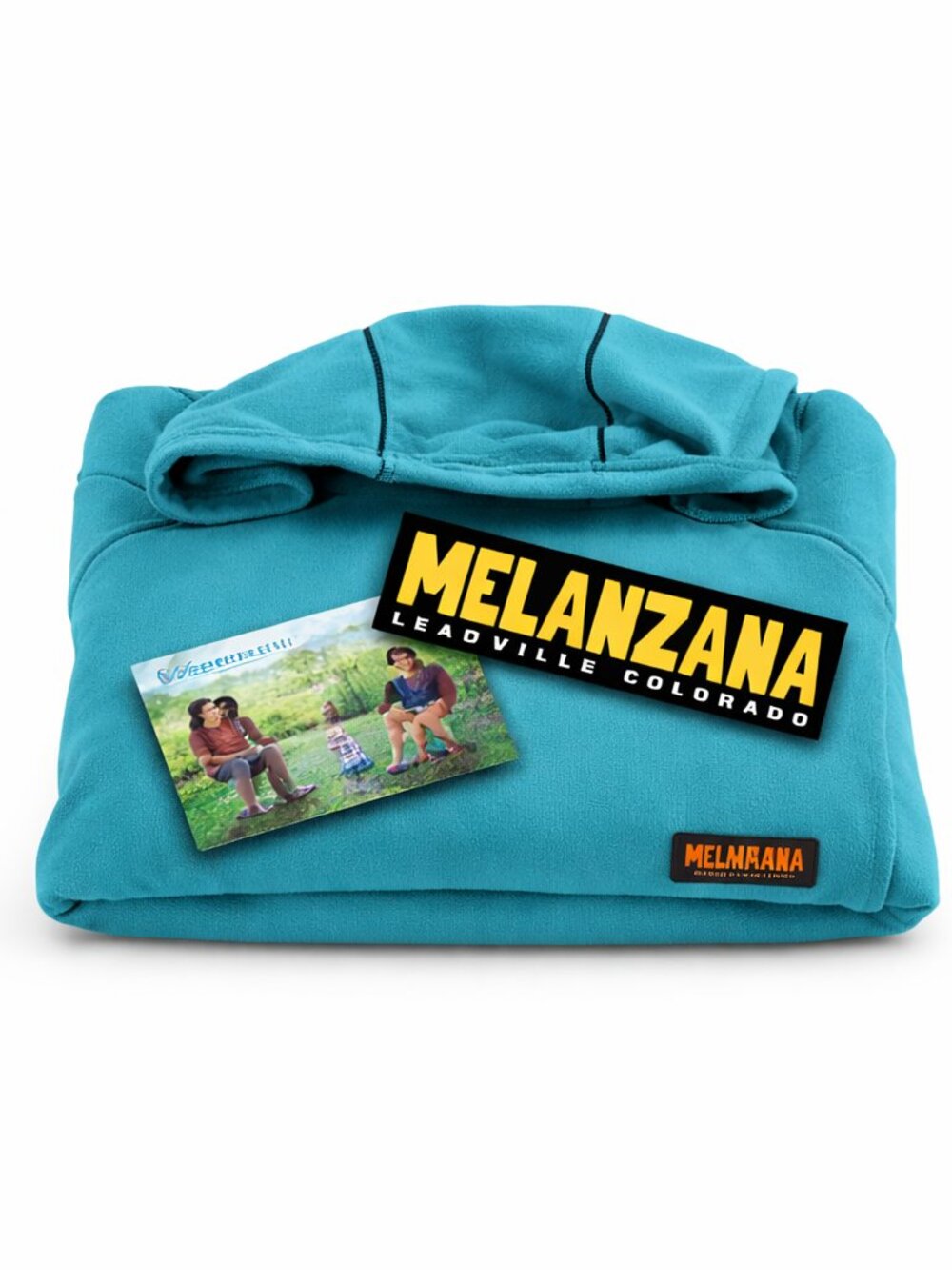 NEW! Melanzana Fleece HEAVY Women’s XL Wind Pro Hoodie in color WAVE